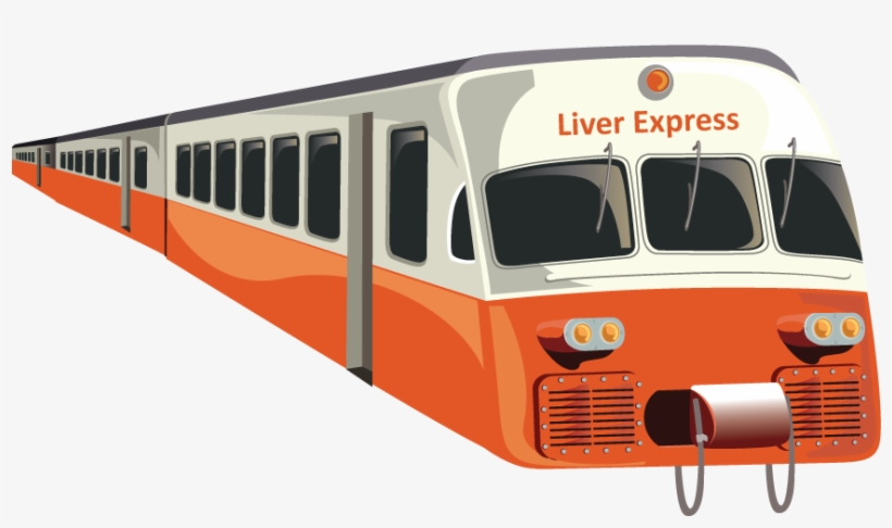 Journey Of A Bilirubin 02 Train - Train, transparent png