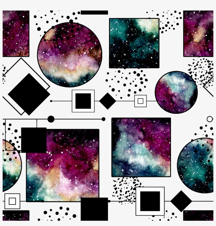 Hand Painted Geometric Watercolor Background Pattern - Watercolor Painting, transparent png