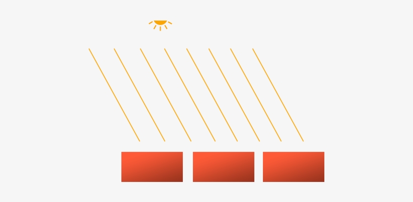 Because All The Light Rays Are Parallel It Does Not - Illustration, transparent png
