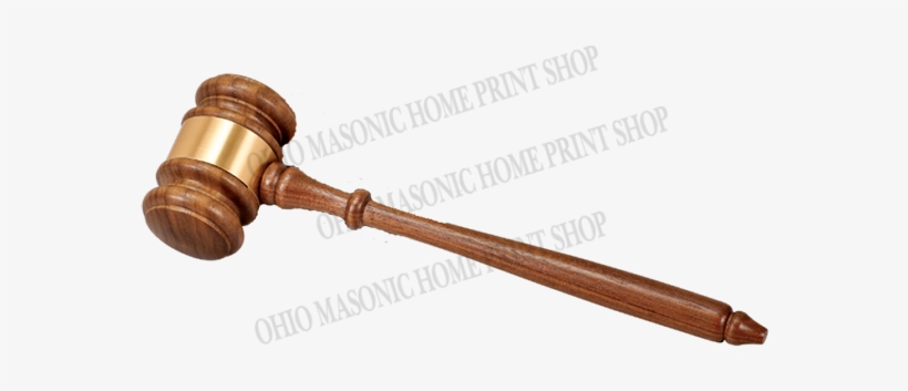 3 - Me-gavel - 8" Gavel W/ Sounding Block Quantity(1), transparent png