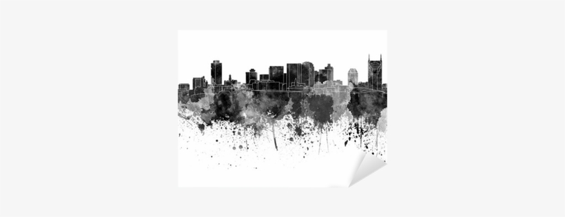 Nashville Skyline Png - Nashville Skyline Watercolor, transparent png