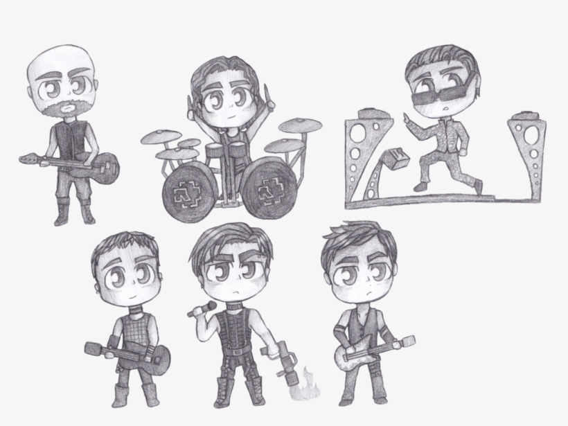 Metallica Drawing Sketch - Rammstein Drawing, transparent png