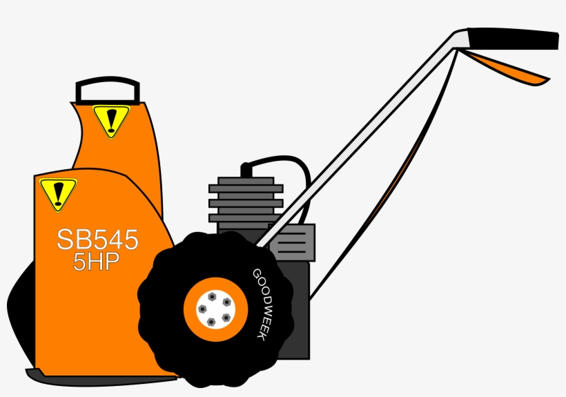 Big Image - Snow Blower Clipart, transparent png