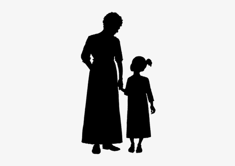 Penny - Woman And Child Silhouette, transparent png