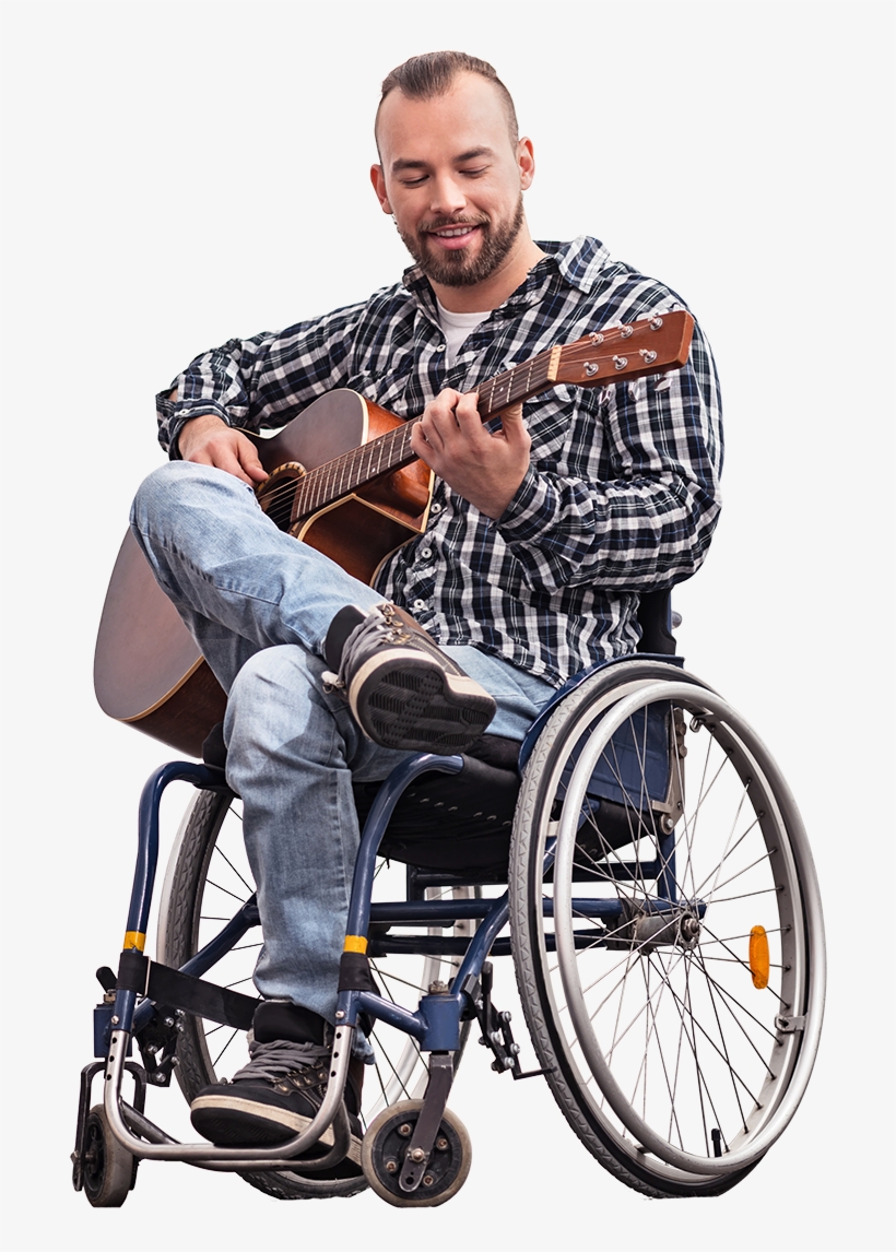 Person In Wheelchair Png, transparent png
