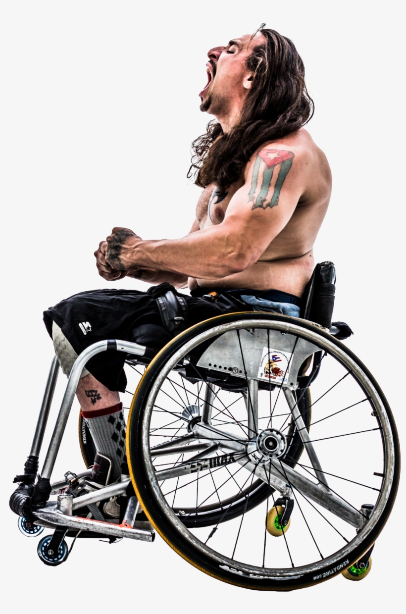 Mario Scream - People On Wheelchair Png, transparent png