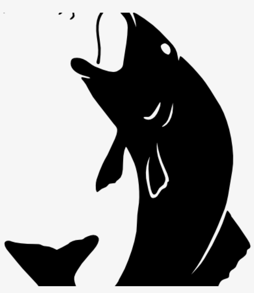Fish Silhouette Clip Art 4th Of July Clipart Hatenylo - Fish Silhouette, transparent png