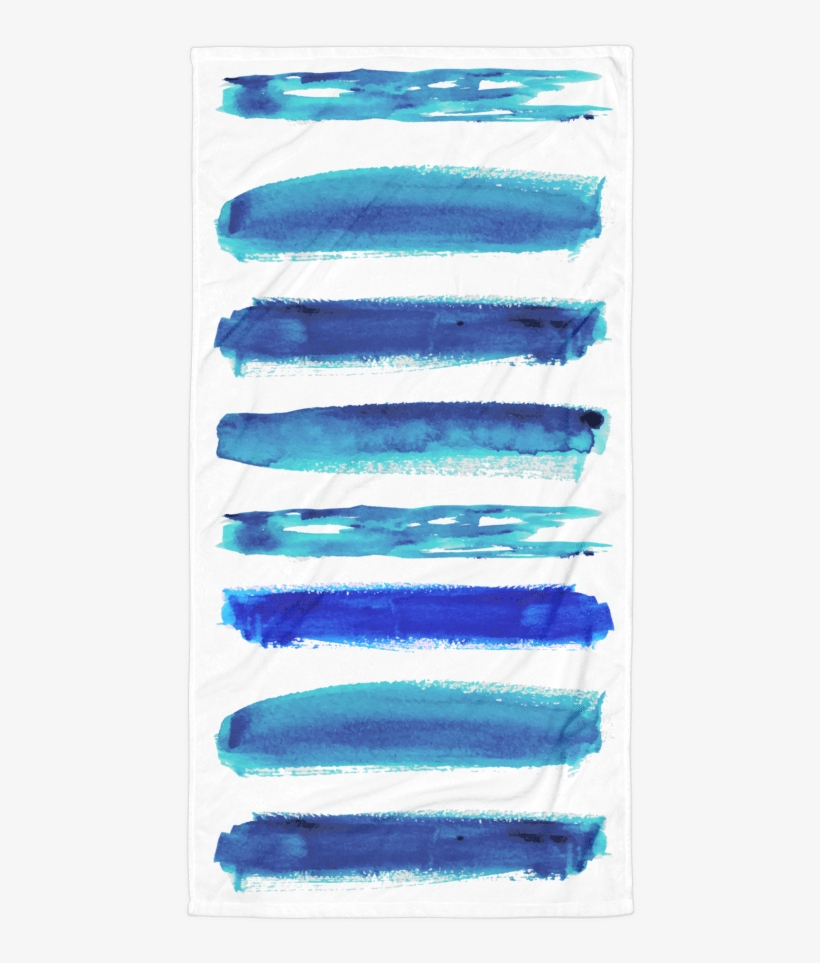 Blue Stripes Beach Towel - Southern Marsh Stripes Beach Towel, transparent png