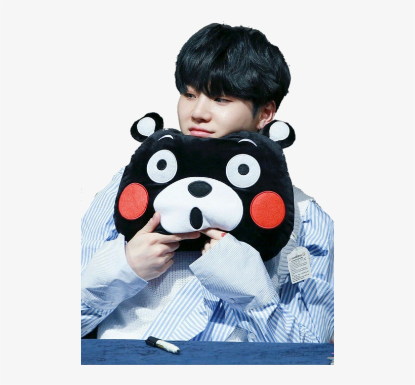 Bts, Suga, And Yoongi Image - Min Yoongi With Kumamon, transparent png