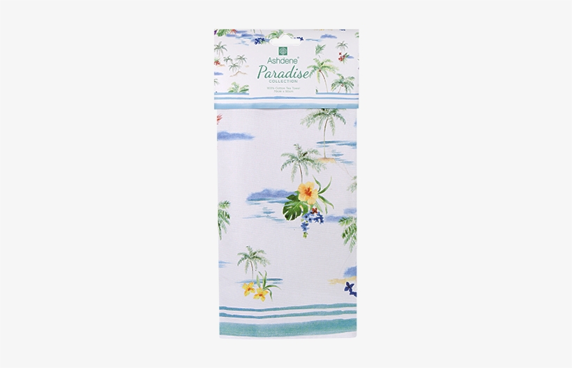 Ashdene Tea Towel Paradise Palms - Temporary Tattoo, transparent png