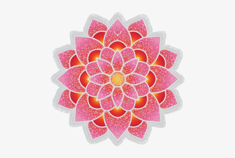Lotus Love Round Beach Towels,round Towels,circle Towels - Round Beach Towels Mandala Tapestry Indian Wall Hanging, transparent png