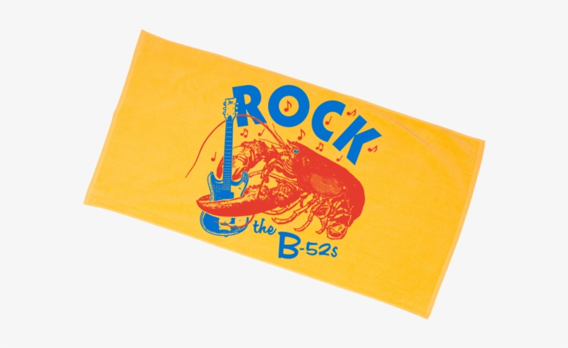 Rock Lobster Beach Towel - Rock Lobster Logo B 52s, transparent png
