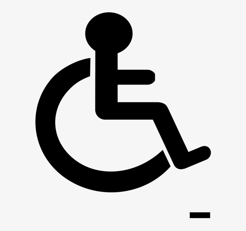 Download Transparent Wheelchair Sign Handicap Disability Sign PNGkit