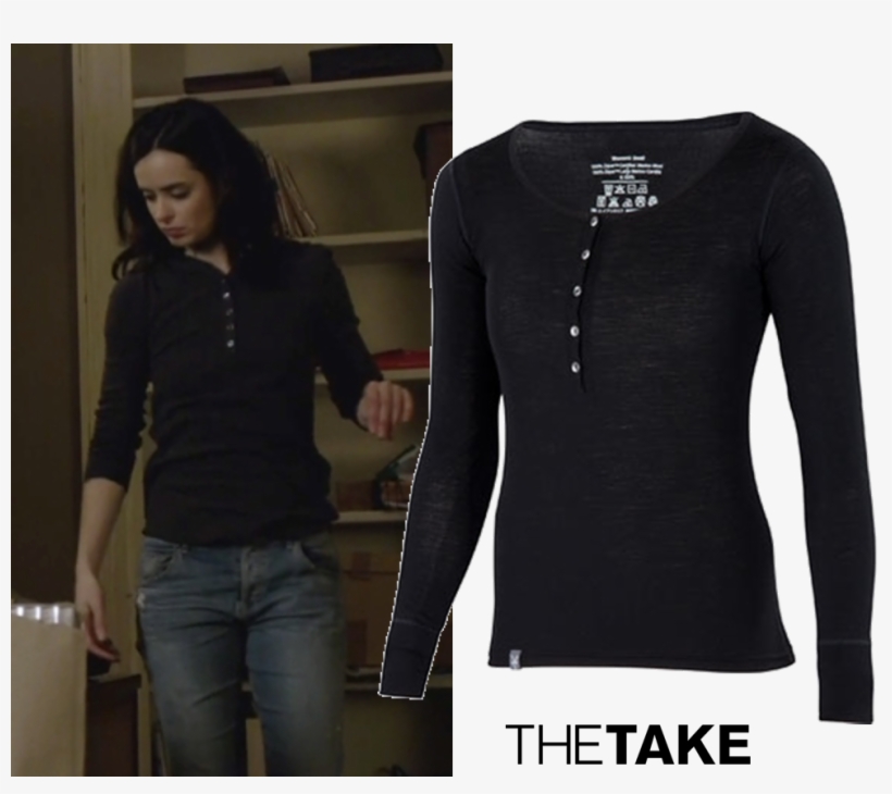 Ibex Woolies Henley Shirt Inspired By - Jessica Jones, transparent png