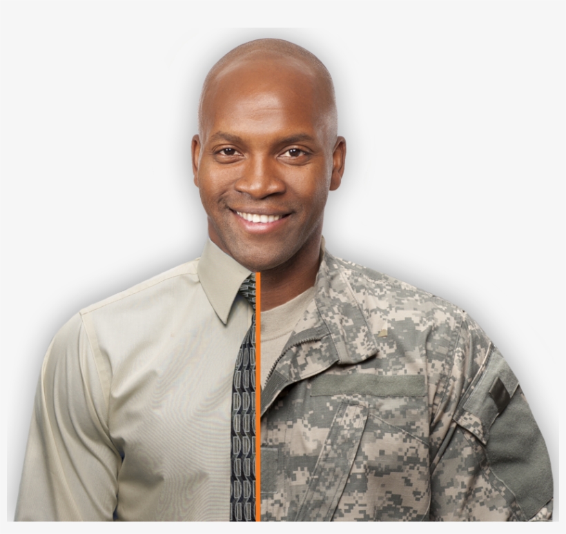 Split Military Man - Fmla Military Leave, transparent png
