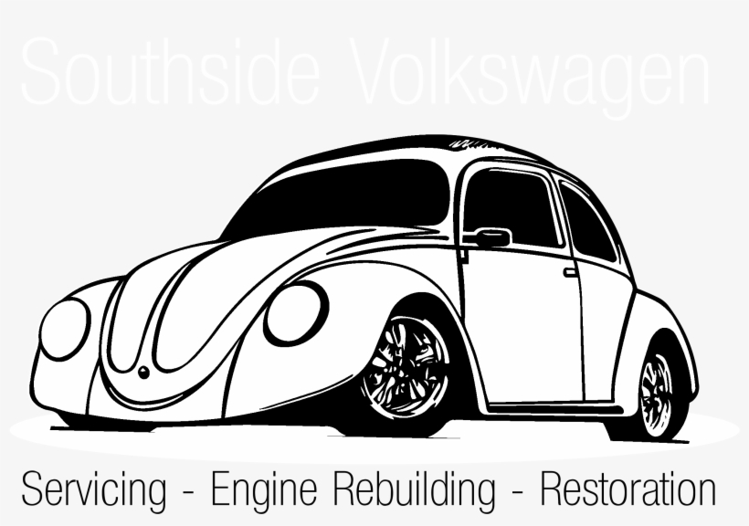 Southside Volkswagen Logo Black And White - Vinilo Decorativo Volkswagen Escarabajo De 1960, transparent png