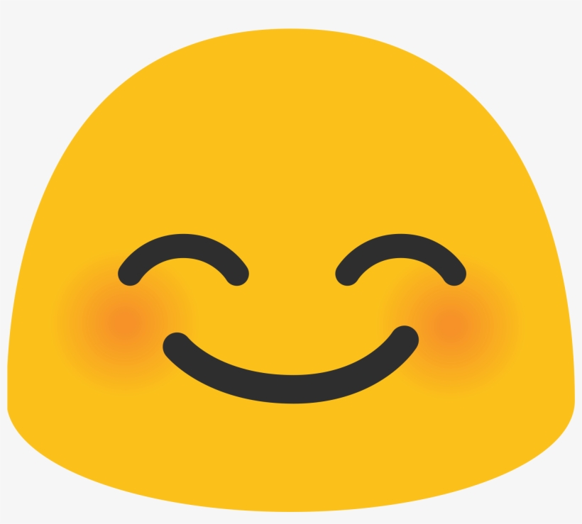 Open - Smiling Face With Smiling Eyes Android, transparent png