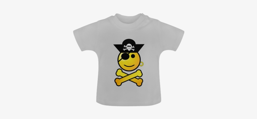 Smiley Emoji Baby Classic T-shirt - Pirate Day Drinking Glass, transparent png