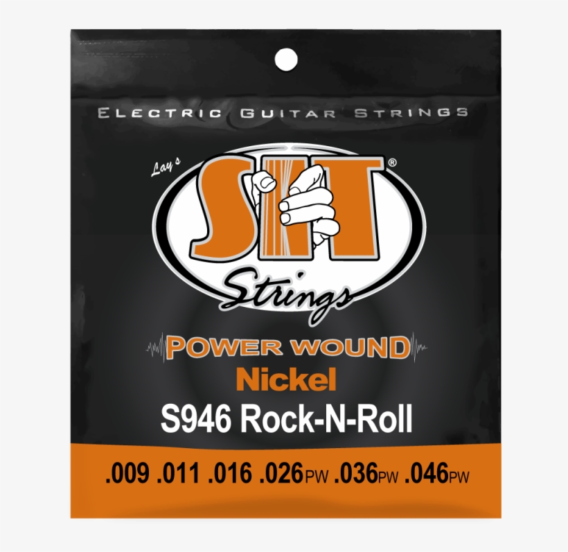 Sit S946 Nickel Wound Electric Guitar Strings - Sit Strings S946 Power Wound Electric Rock'n Roll, transparent png