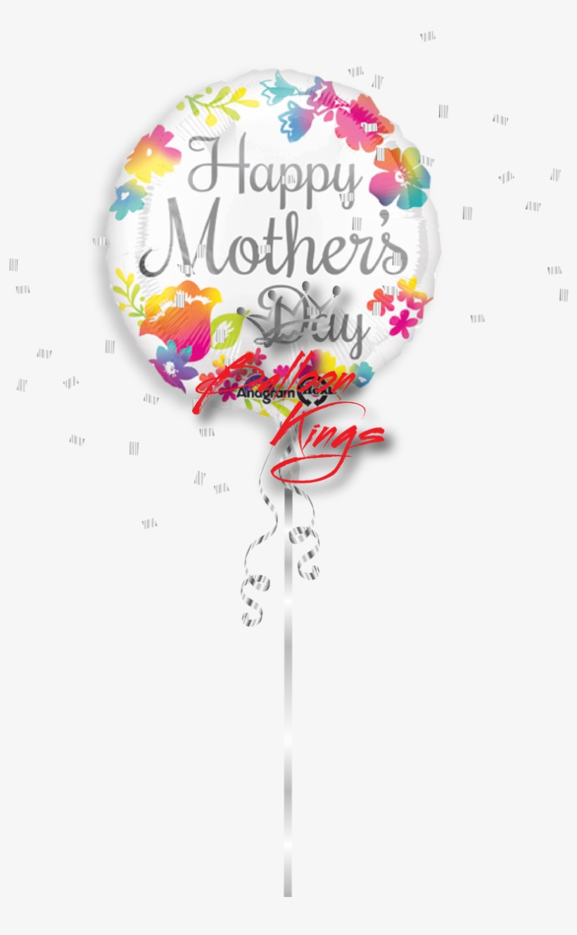 Happy Mothers Day Watercolor - Transparent Mothers Day Balloons Png, transparent png