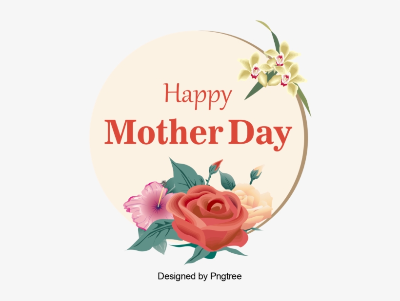 Flower Vector Happy Mother's Day, Flower Vector, Happy - Mother's Day, transparent png