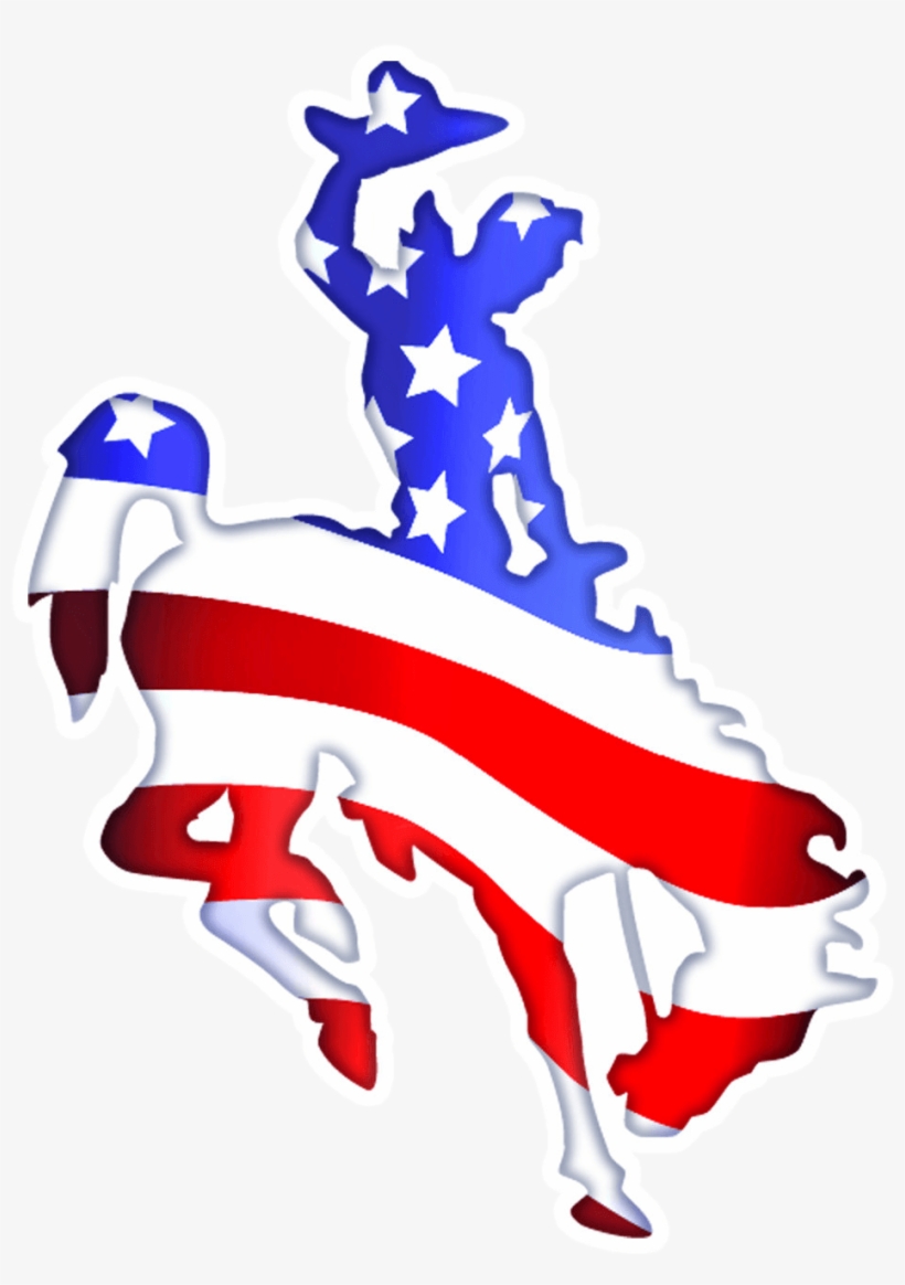 Wyoming Bucking Horse Logo Clipart - Wyoming Bucking Horse, transparent png