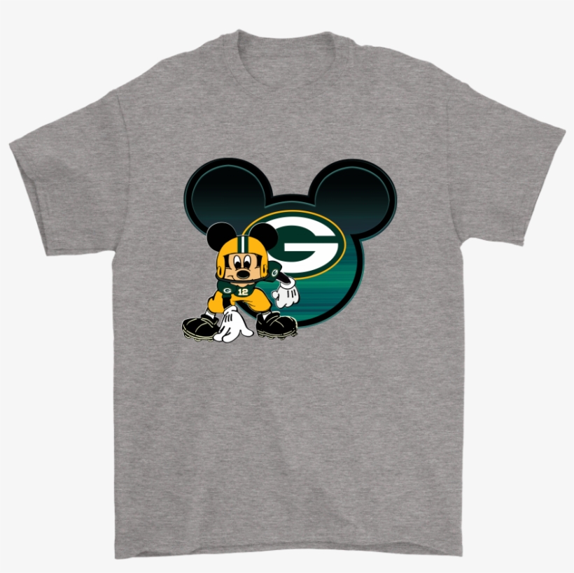 Nfl Green Bay Packers Mickey Mouse Football Shirts - Teacher Life Got Me Feeling Like Hei Hei, transparent png