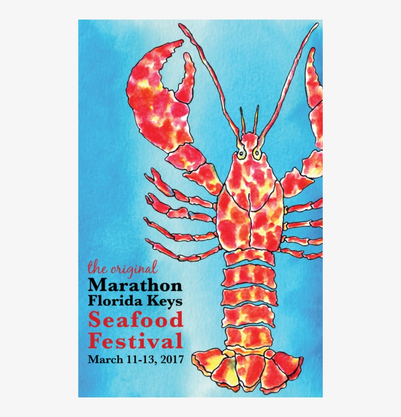 Lobster Watercolor Png Vector Transparent Download - Portable Network Graphics, transparent png