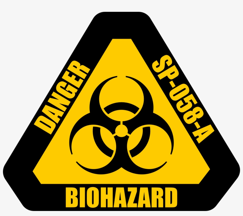 Biohazard Warning Label By Aliensquid On Clipart Library - Biohazard Warning, transparent png