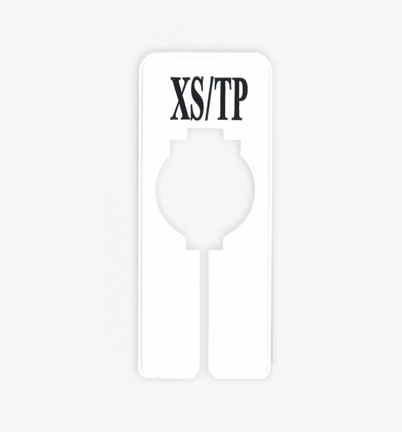 Rectangular Size Divider White With Black Print Xs/tp - Sign, transparent png