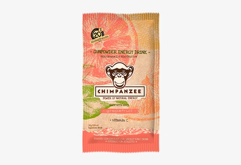 Gunpowder Energy Drink - Chimpanzee Gunpowder Energy Drink - Grapefruit 30g, transparent png
