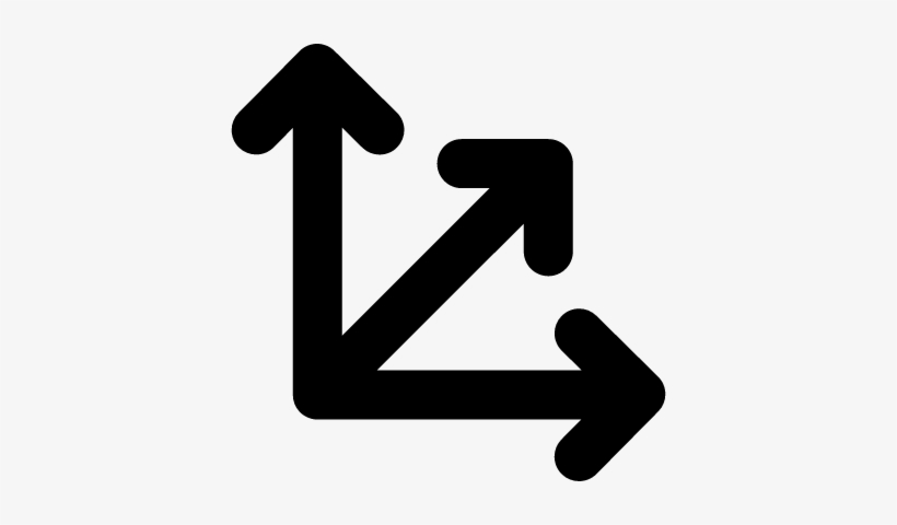 Triple Grouped Arrows Pointing Upper Right Directions - Triple Arrow, transparent png