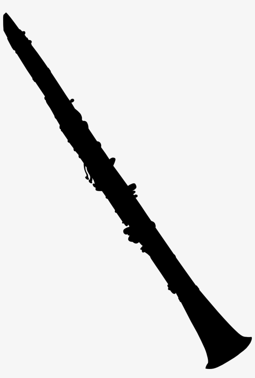 Clarinet Silhouette, transparent png