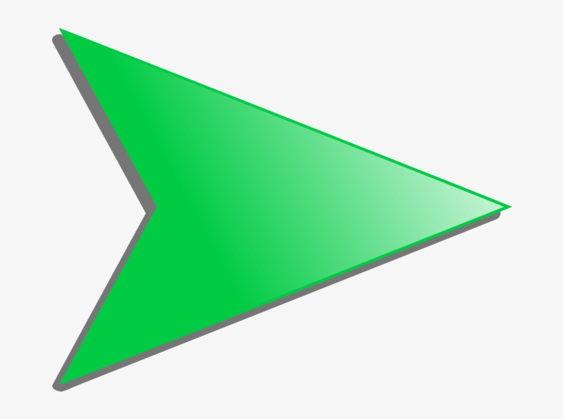 Started Point Right Arrow - Green Arrow Pointing Right, transparent png