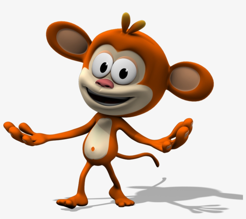 Image Library Download The Real Qubo Channel Wiki Fandom - Animated Pictures Of Monkey, transparent png