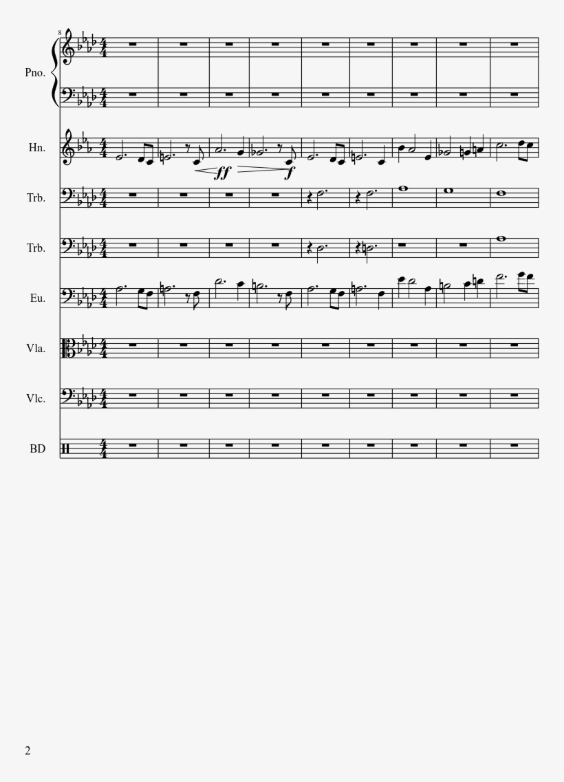 Fallout New Vegas Title Theme Sheet Music Composed - Partitura Piano Ruben Gonzalez, transparent png