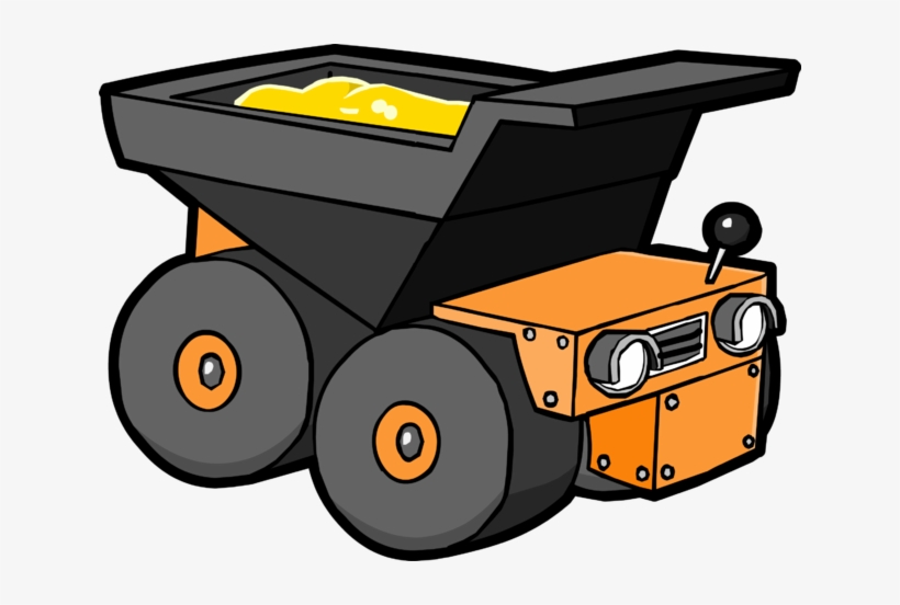 Gold Puffle's Dump Truck Icon - Dump Truck, transparent png