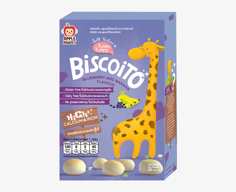 Real Fruit, And Other Natural Ingredients, It Helps - Apple Monkey Biscoito, transparent png