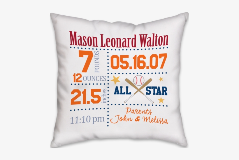 Baby Boy All Star Pillow - Cushion, transparent png