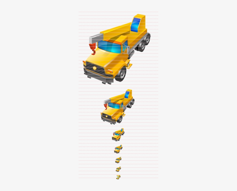 Crane Truck Icon From Business Icons For Vista - Lorry Icon, transparent png