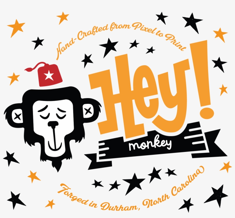 Monkey Branding Logo Design Illustration Screen Printing - Monkeys Design, transparent png