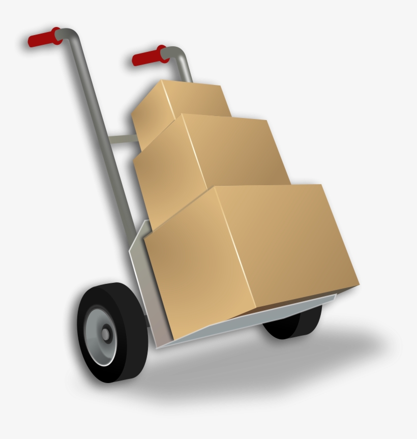 Hand Truck Clip Art, transparent png