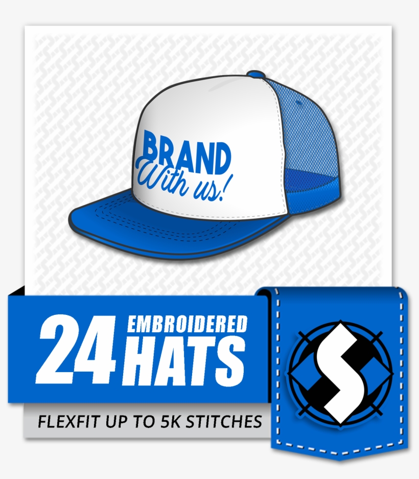 24-embroidered Hats - Hat, transparent png