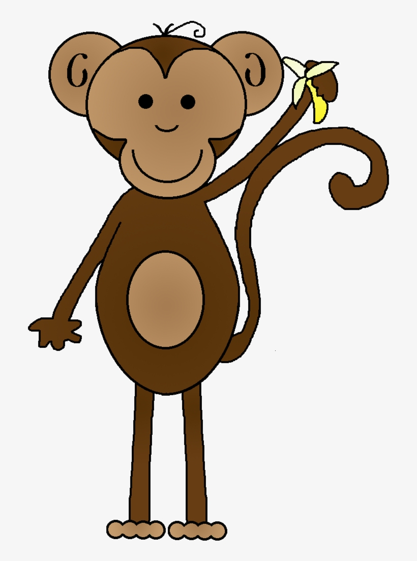 Graphics By Ruth - Brown Monkey Clip Art, transparent png