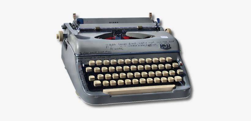 Typewriter Png File - 1960 Typewriter, transparent png