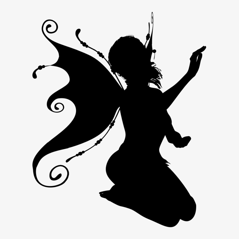 Medium Image - Transparent Fairy Silhouette, transparent png