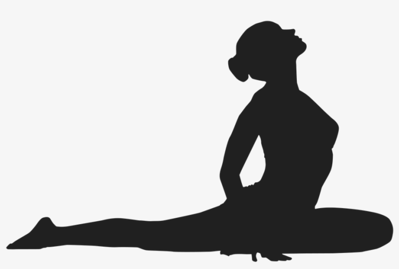 lizard yoga pose performed by women silhouette png yoga 932x720 png download pngkit lizard yoga pose performed by women