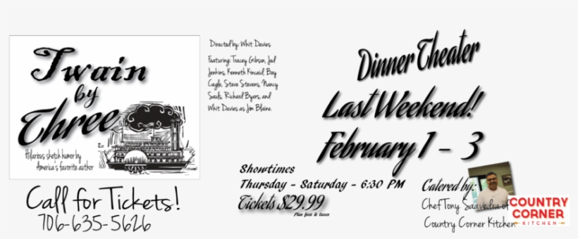Dinner Theater Twain By Three - Locomotive, transparent png