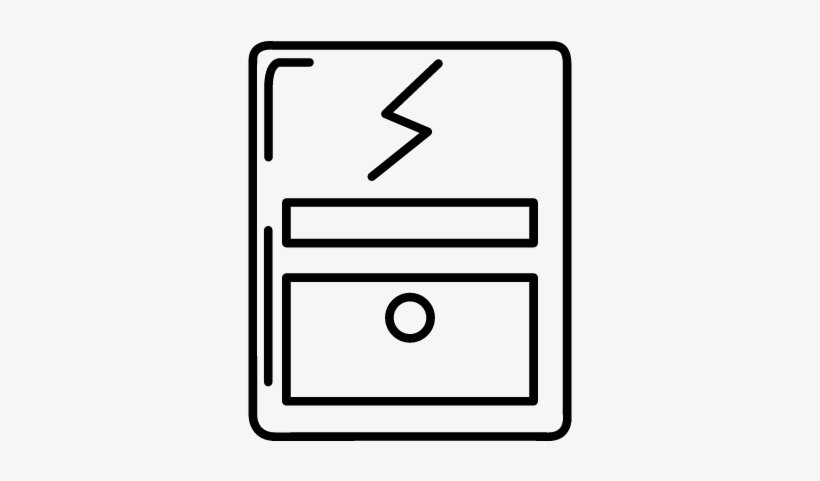 Atm Rectangular Tool Outline Vector - Tool, transparent png