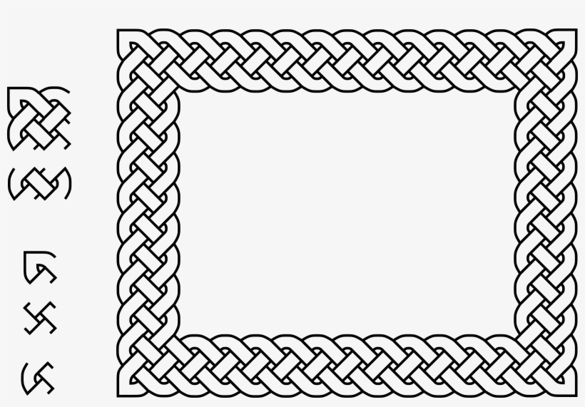 Clipart Celtic Knot Border 2400x1556 PNG Download PNGkit